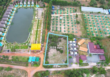 2039 Sqm Land For Sale - Andong Khmer, Kampot thumbnail