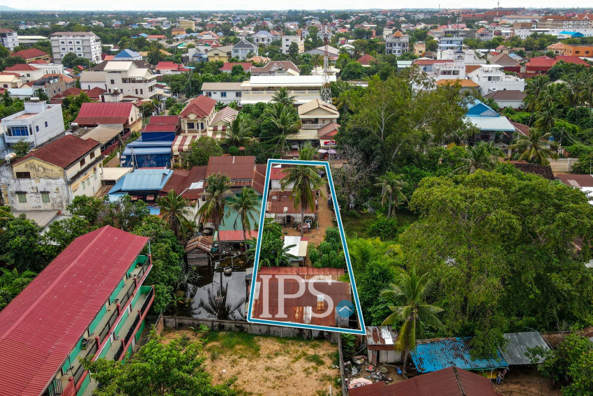 576 Sqm Commercial Land and House For Sale - Slor Kram, Siem Reap