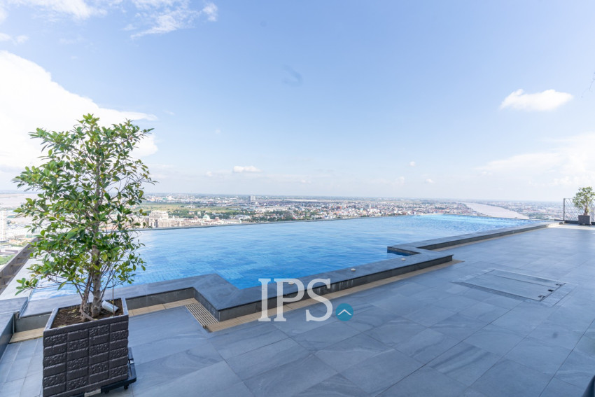 2 Bedroom Condo For Rent - The Penthouse, Tonle Bassac, Phnom Penh