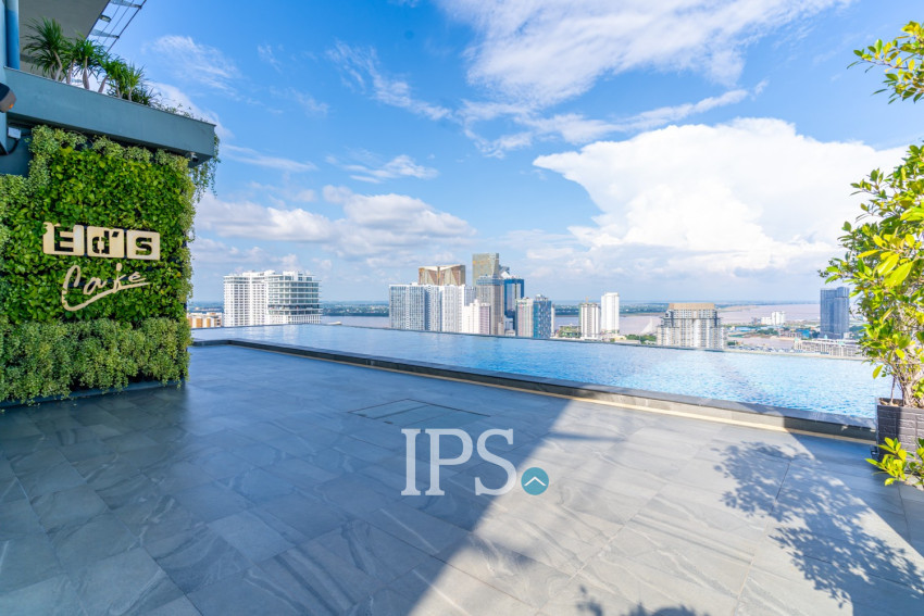 2 Bedroom Condo For Rent - The Penthouse, Tonle Bassac, Phnom Penh