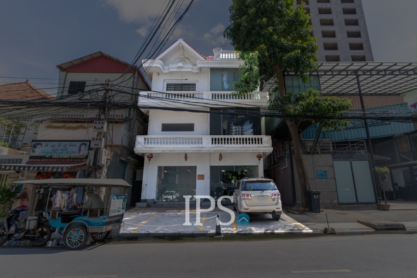 4 Storey Double Shophouse For Rent - Beoung Raing, Phnom Penh