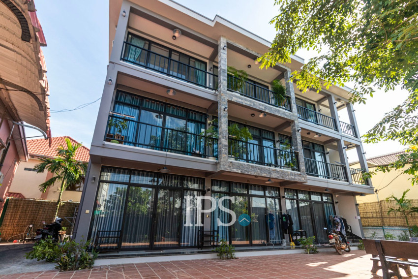 8 Unit Studio Apartment Building For Rent - Slor Kram, Siem Reap