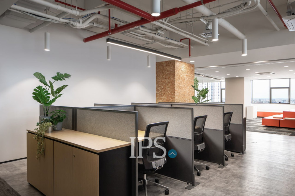 38 Sqm Serviced Office For Rent - Boeung Kak 1, Phnom Penh - Image 19