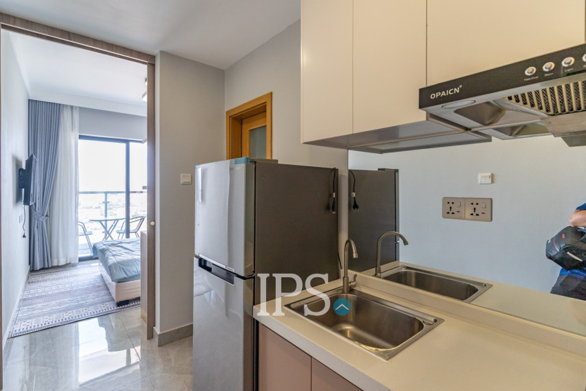 29 Sqm Studio Condo For Rent - Wat Phnom, Phnom Penh