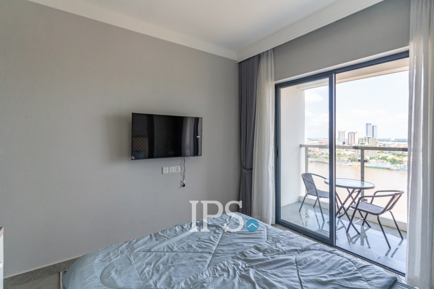 29 Sqm Studio Condo For Rent - Wat Phnom, Phnom Penh