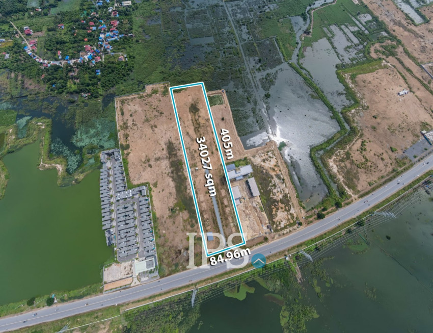 34027 Sqm Commercial Land For Rent - Chak Angrae Leu, Mean Chey, Phnom Penh