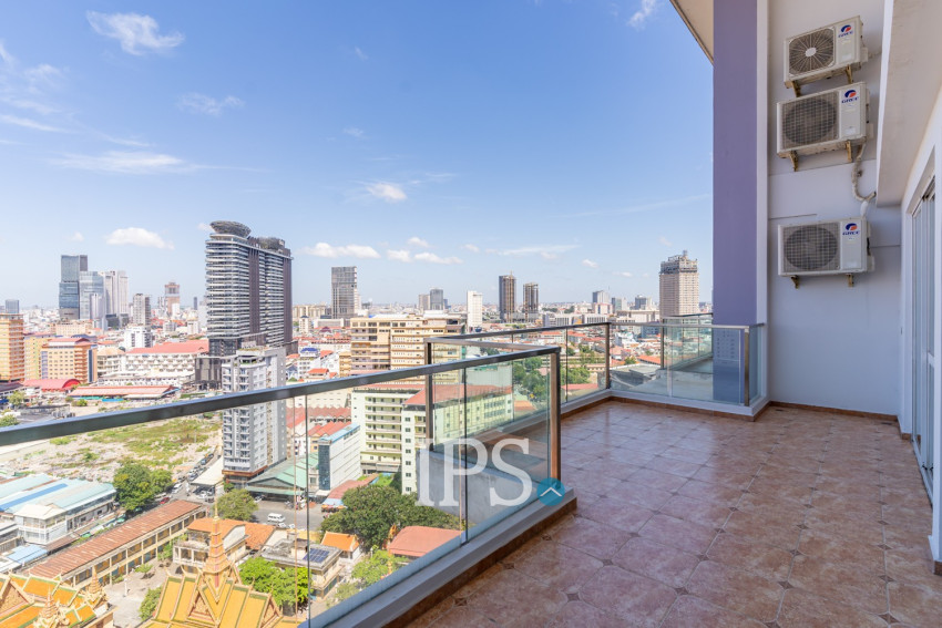 Duplex 3 Bedroom Penthouse Serviced Condo For Rent - Veal Vong, Phnom Penh