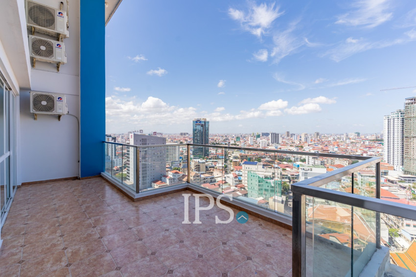 Duplex 3 Bedroom Penthouse Serviced Condo For Rent - Veal Vong, Phnom Penh