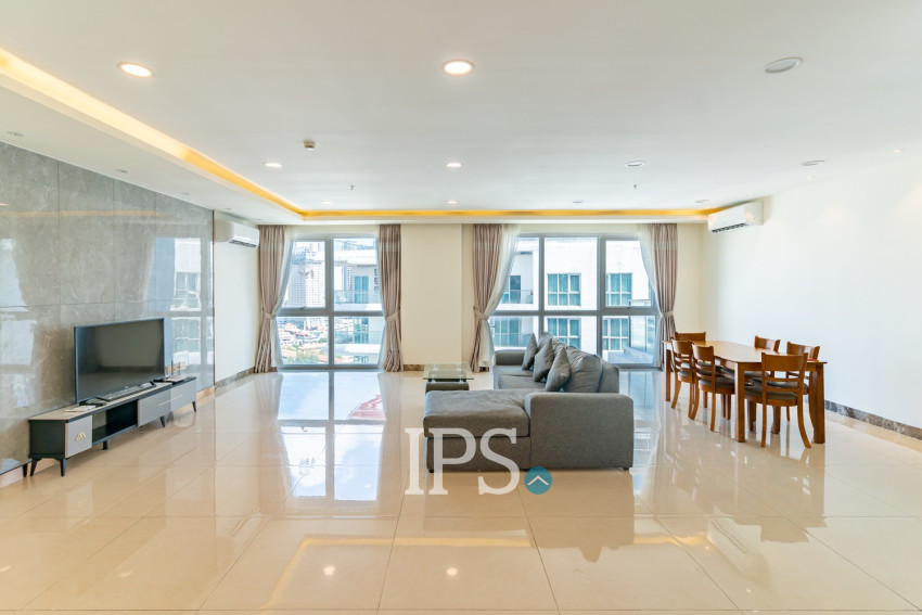 3 Bedroom Serviced Condo For Rent - Veal Vong, Phnom Penh