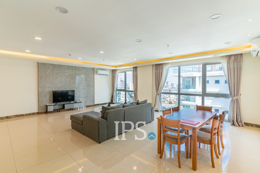 3 Bedroom Serviced Condo For Rent - Veal Vong, Phnom Penh