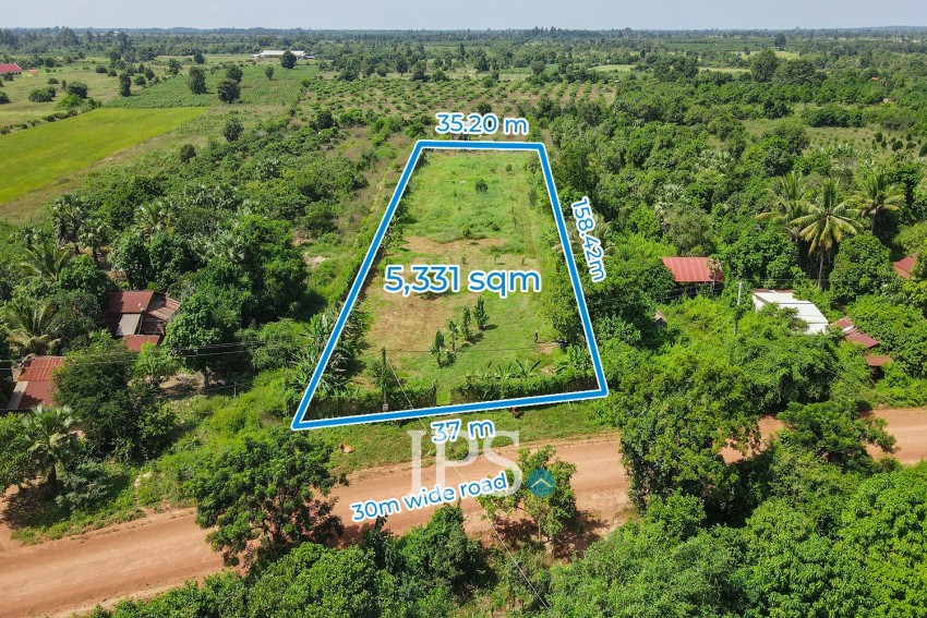 5,331 Sqm Land For Sale -  Khnar Sanday, Bantay Srei, Siem Reap