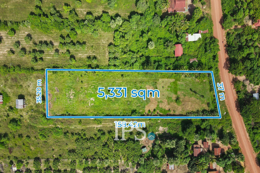 5,331 Sqm Land For Sale -  Khnar Sanday, Bantay Srei, Siem Reap