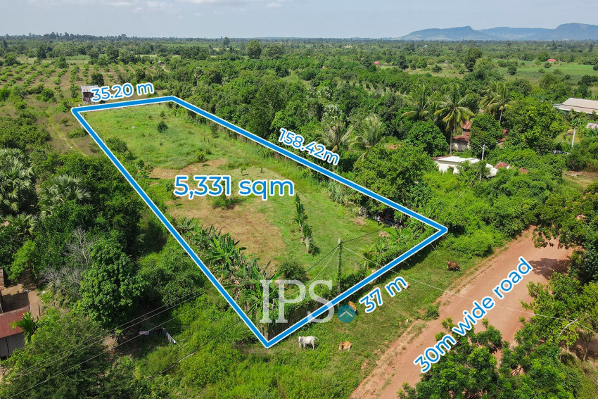 5,331 Sqm Land For Sale -  Khnar Sanday, Bantay Srei, Siem Reap