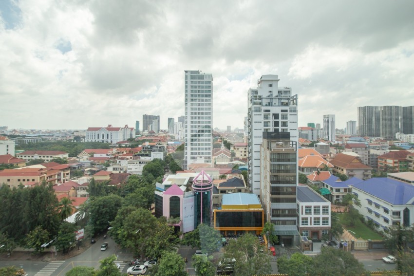 8th Floor Studio Apartment For Sale - Silvertown, BKK1, Phnom Penh