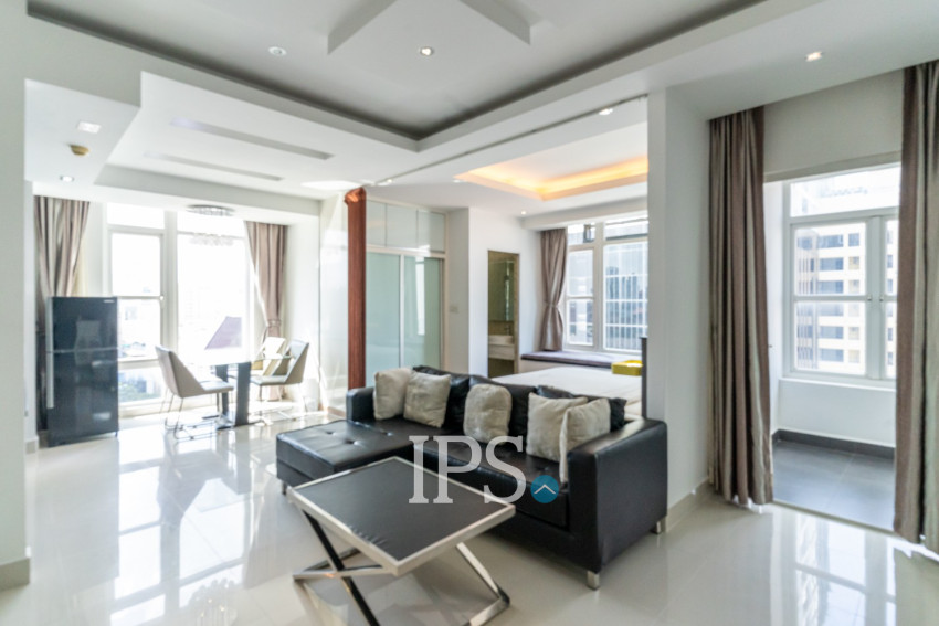 8th Floor Studio Apartment For Sale - Silvertown, BKK1, Phnom Penh