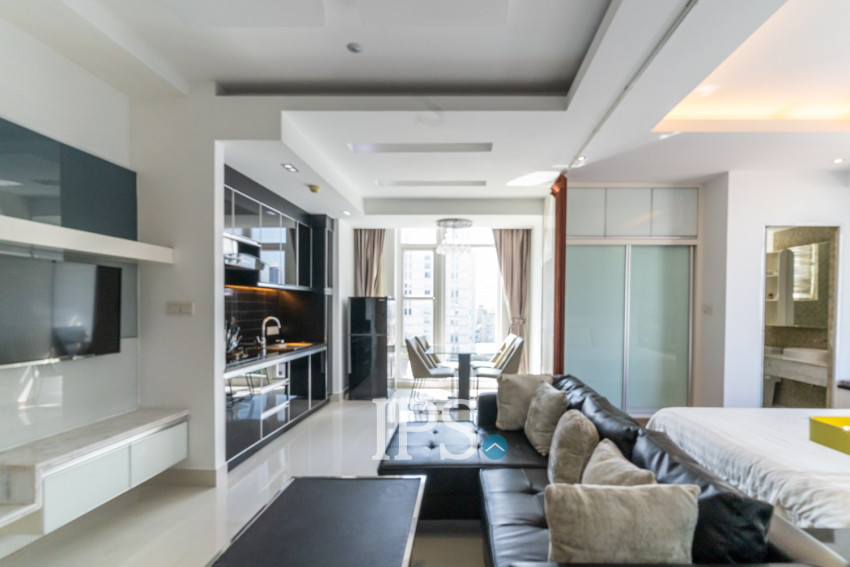 8th Floor Studio Apartment For Sale - Silvertown, BKK1, Phnom Penh