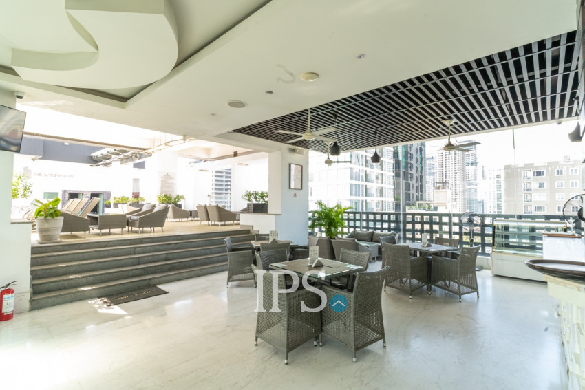 8th Floor Studio Apartment For Sale - Silvertown, BKK1, Phnom Penh