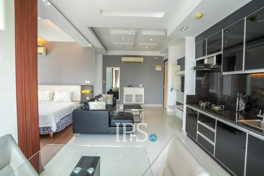 8th Floor Studio Apartment For Sale - Silvertown, BKK1, Phnom Penh