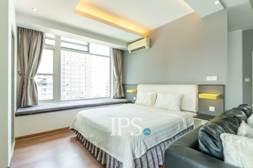 8th Floor Studio Apartment For Sale - Silvertown, BKK1, Phnom Penh