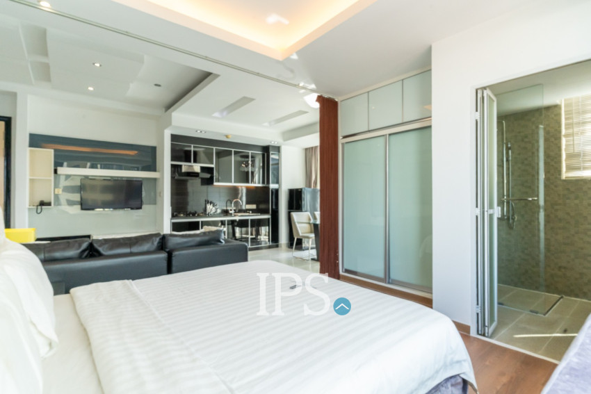 8th Floor Studio Apartment For Sale - Silvertown, BKK1, Phnom Penh