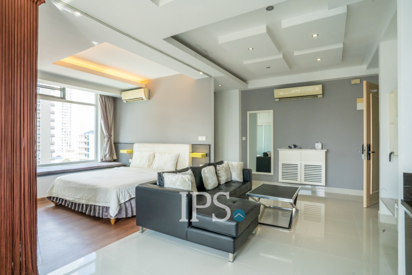 8th Floor Studio Apartment For Sale - Silvertown, BKK1, Phnom Penh