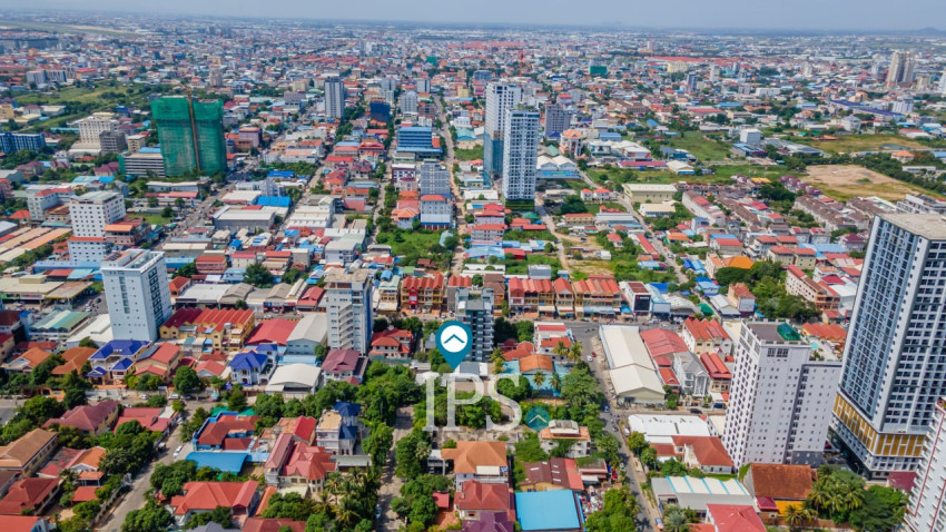 196 Sqm Retail Space with 1200 Sqm Land For Rent - Boeung Kak 2, Toul Kork, Phnom Penh