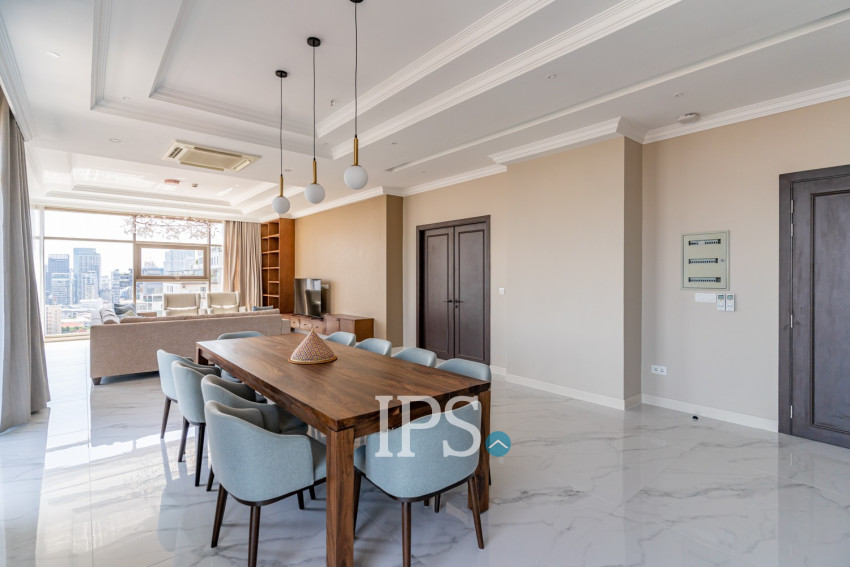 Luxury 3 Bedroom Serviced Apartment For Rent - Phsar Thmei 3, Daun Penh, Phnom Penh