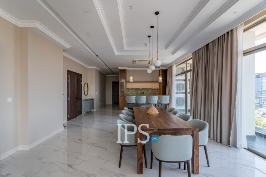 Luxury 3 Bedroom Serviced Apartment For Rent - Phsar Thmei 3, Daun Penh, Phnom Penh