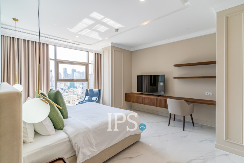 Luxury 3 Bedroom Serviced Apartment For Rent - Phsar Thmei 3, Daun Penh, Phnom Penh