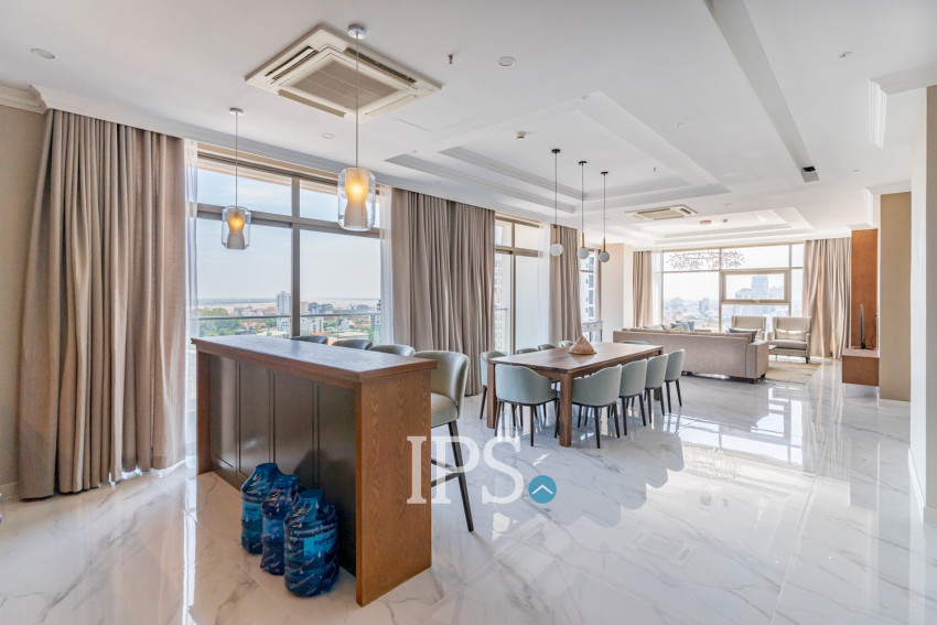 Luxury 3 Bedroom Serviced Apartment For Rent - Phsar Thmei 3, Daun Penh, Phnom Penh