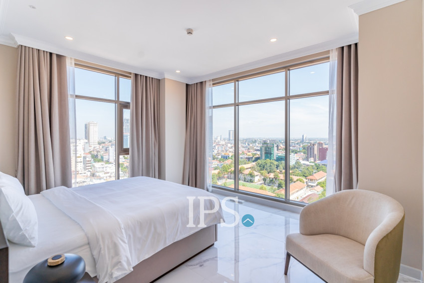 Luxury 3 Bedroom Serviced Apartment For Rent - Phsar Thmei 3, Daun Penh, Phnom Penh