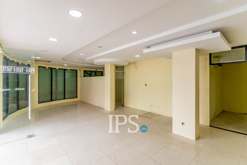 116.2 Sqm Corner Retail Space For Rent - BKK2, Phnom Penh