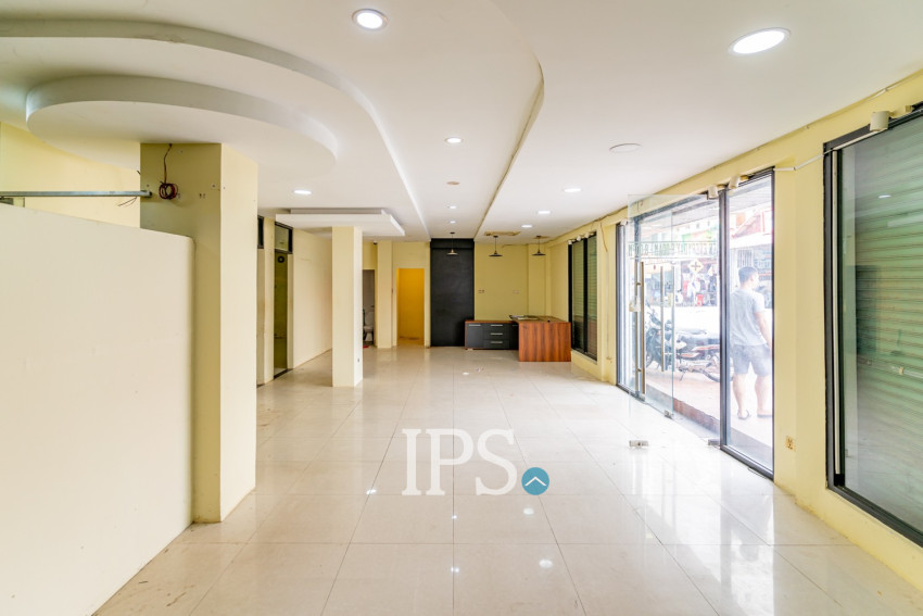 116.2 Sqm Corner Retail Space For Rent - BKK2, Phnom Penh