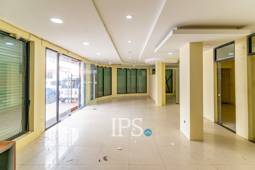 116.2 Sqm Corner Retail Space For Rent - BKK2, Phnom Penh