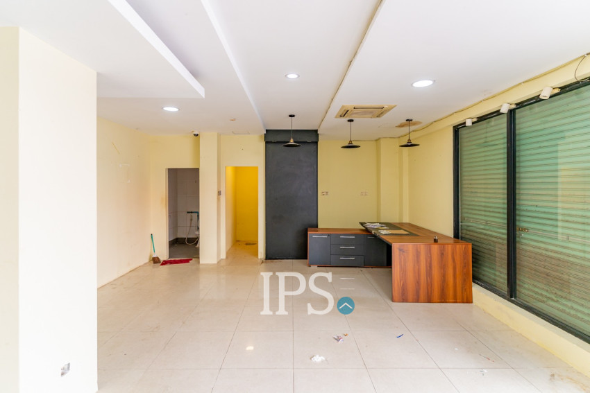 116.2 Sqm Corner Retail Space For Rent - BKK2, Phnom Penh