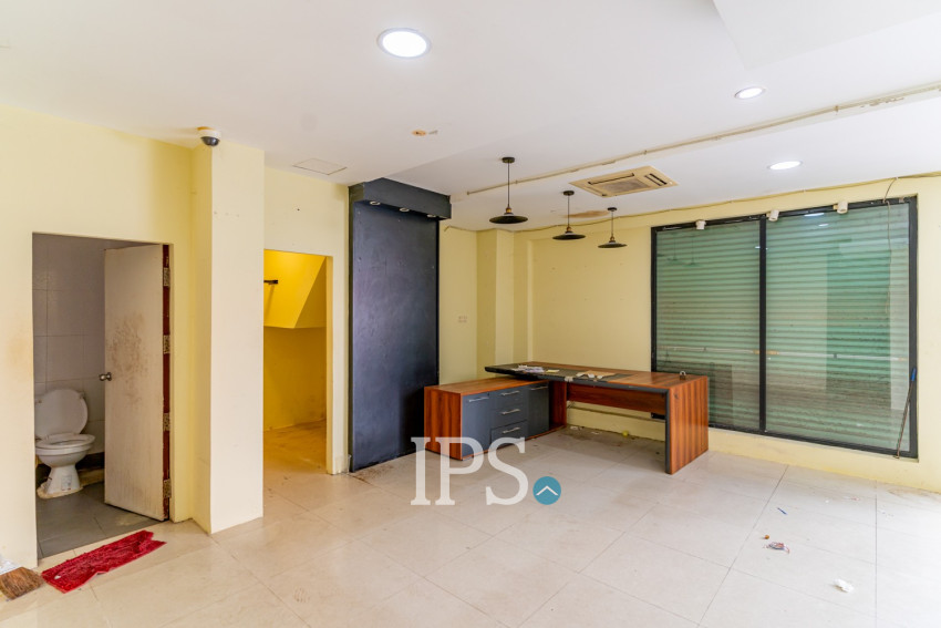 116.2 Sqm Corner Retail Space For Rent - BKK2, Phnom Penh