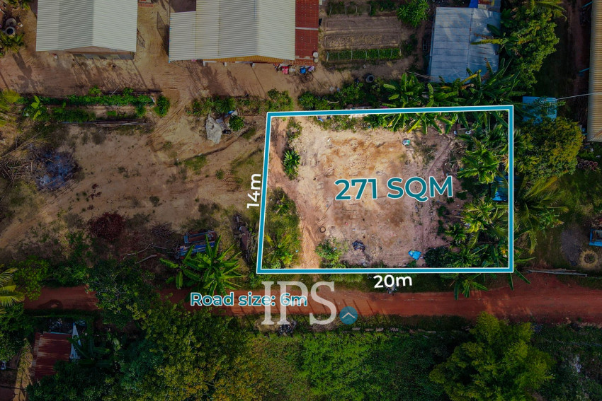 271 Sqm Land For Sale - Chreav, Siem Reap