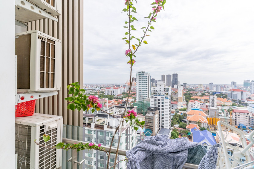 17th Floor 2 Bedroom Condo For Sale - J Tower 2, BKK1, Phnom Penh