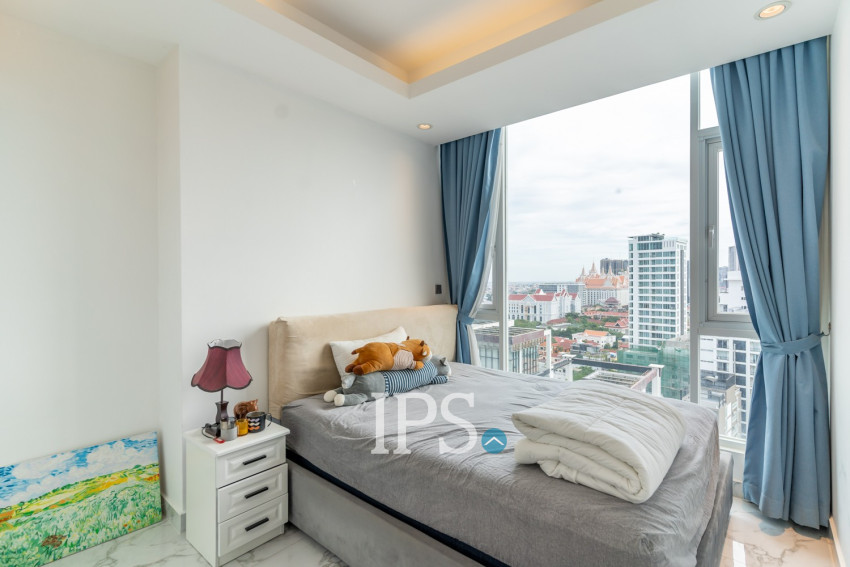 17th Floor 2 Bedroom Condo For Sale - J Tower 2, BKK1, Phnom Penh