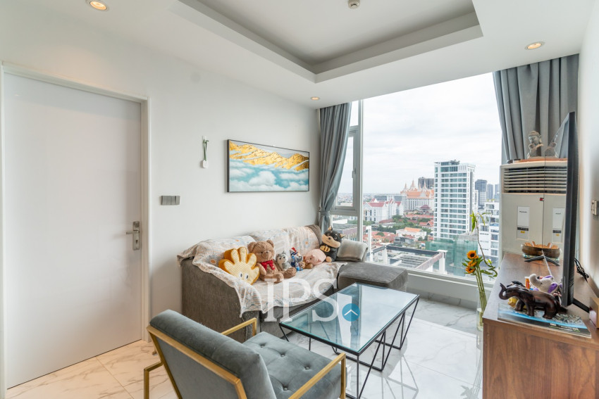 17th Floor 2 Bedroom Condo For Sale - J Tower 2, BKK1, Phnom Penh