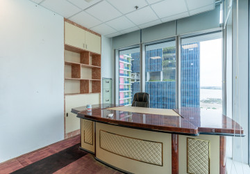 82 Sqm Office Space For Rent - Diamond Twin Tower, Tonle Bassac, Phnom Penh thumbnail