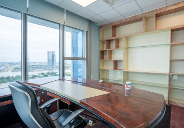 82 Sqm Office Space For Rent - Diamond Twin Tower, Tonle Bassac, Phnom Penh thumbnail