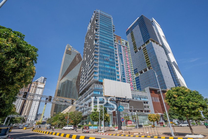 82 Sqm Office Space For Rent - Diamond Twin Tower, Tonle Bassac, Phnom Penh