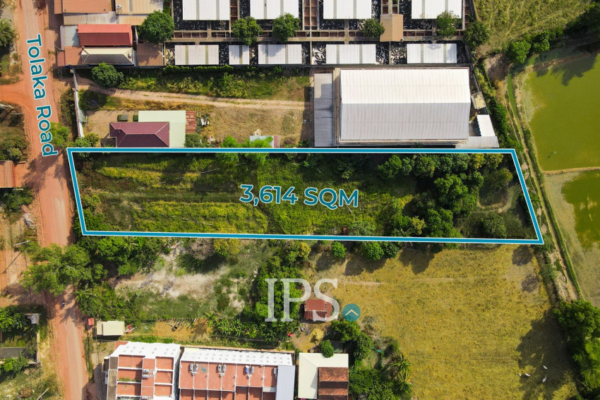 3,614 Sqm Land For Sale - Chreav, Siem Reap