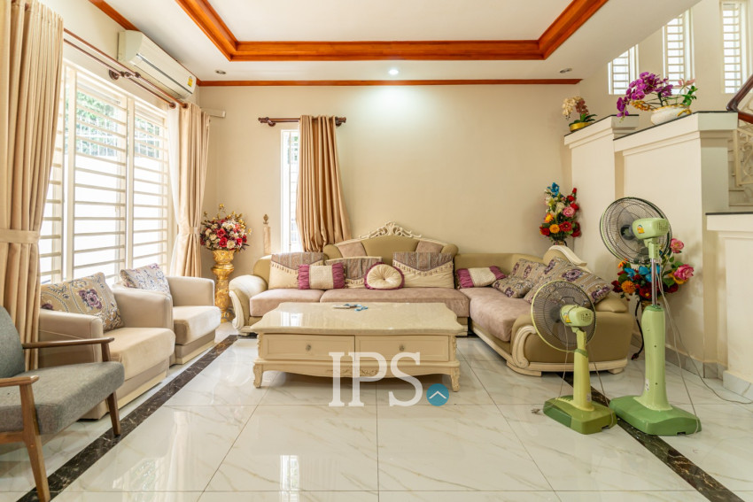 4 Bedroom Villa For Rent - Borey Hi Tech Luxury, Chbar Ampov, Phnom Penh