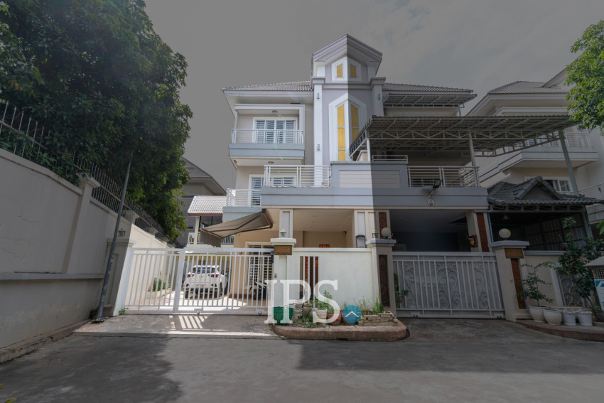 4 Bedroom Villa For Rent - Borey Hi Tech Luxury, Chbar Ampov, Phnom Penh