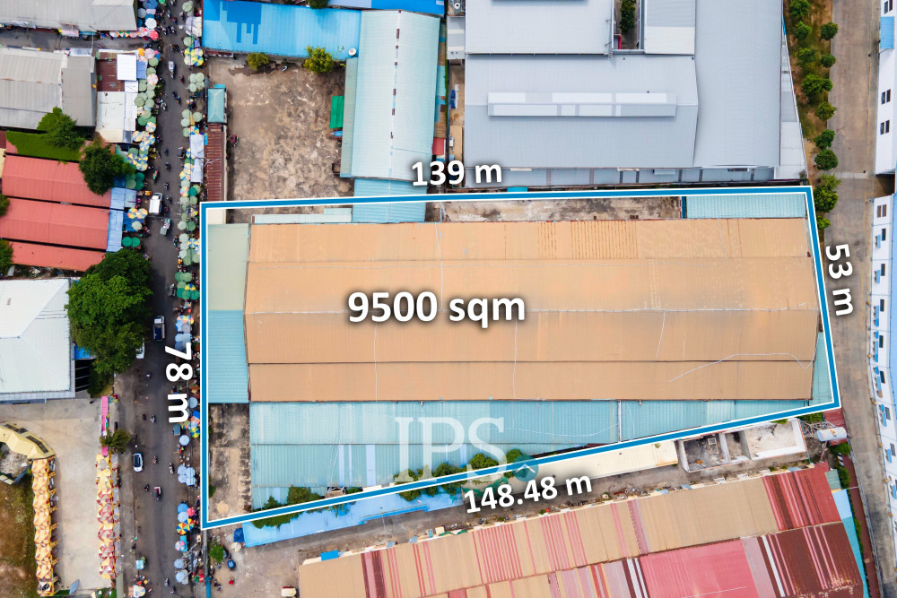 9,500 Sqm Commercial Warehouse For Rent - Toul Sangke 1, Phnom Penh - Image 2 9,500 Sqm Commercial Warehouse For Rent - Toul Sangke 1, Phnom Penh - Image 2
