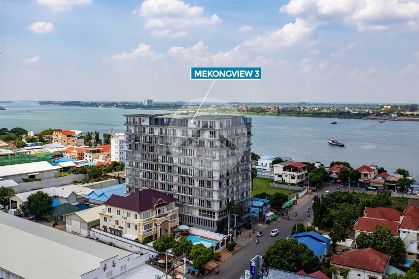 2 Bedroom Condo For Rent - Mekong View Tower 3, Chroy Changvar, Phnom Penh