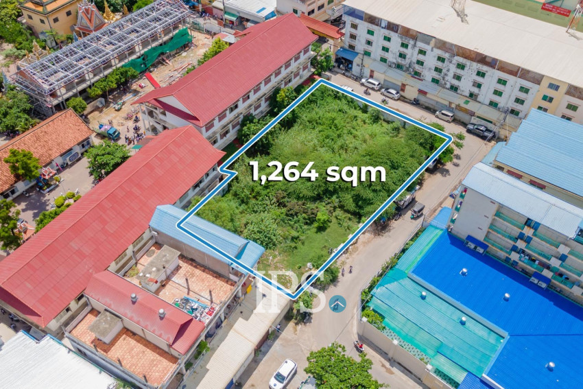 1264 Sqm Corner Land For Sale - Beoung Tumpun 2, Meanchey, Phnom Penh
