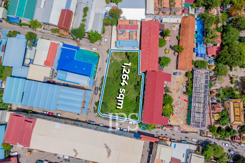 1264 Sqm Corner Land For Sale - Beoung Tumpun 2, Meanchey, Phnom Penh